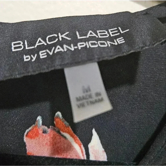Black Label by Evan Picone Blouse - Picture 3 of 3